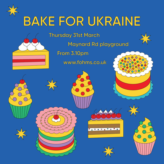 Cake Bake Sale Fundraiser for Ukraine Relief